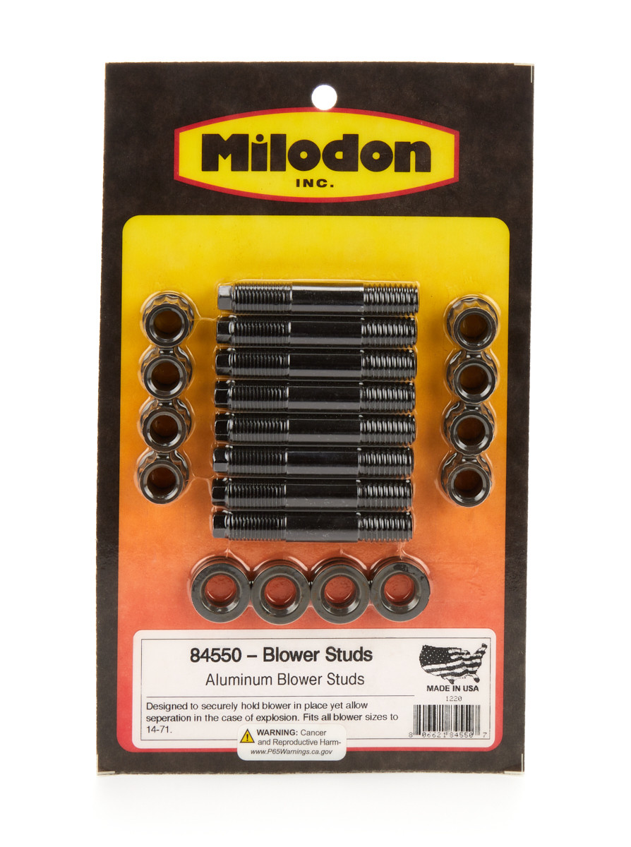 Milodon Aluminum Blower Studs 84550
