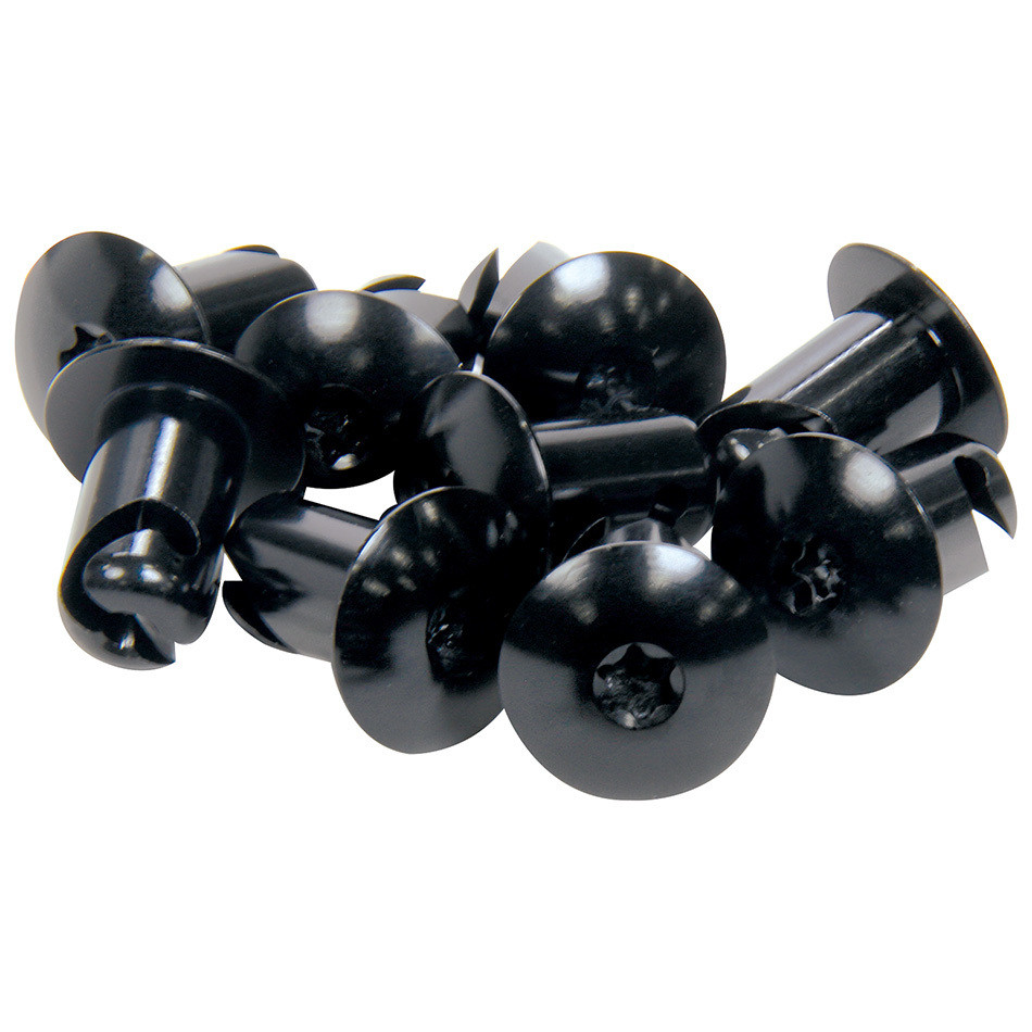 Allstar Performance Oval Hd T-30 Torx Fast. 7/16 .550in 10pk Alum Bl ALL19077