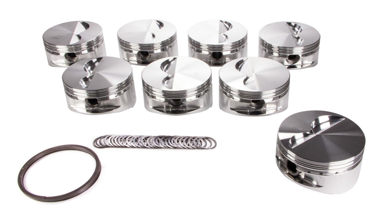 Je Pistons SBC F/T piston Set 4.125 Bore -5.0cc 242886