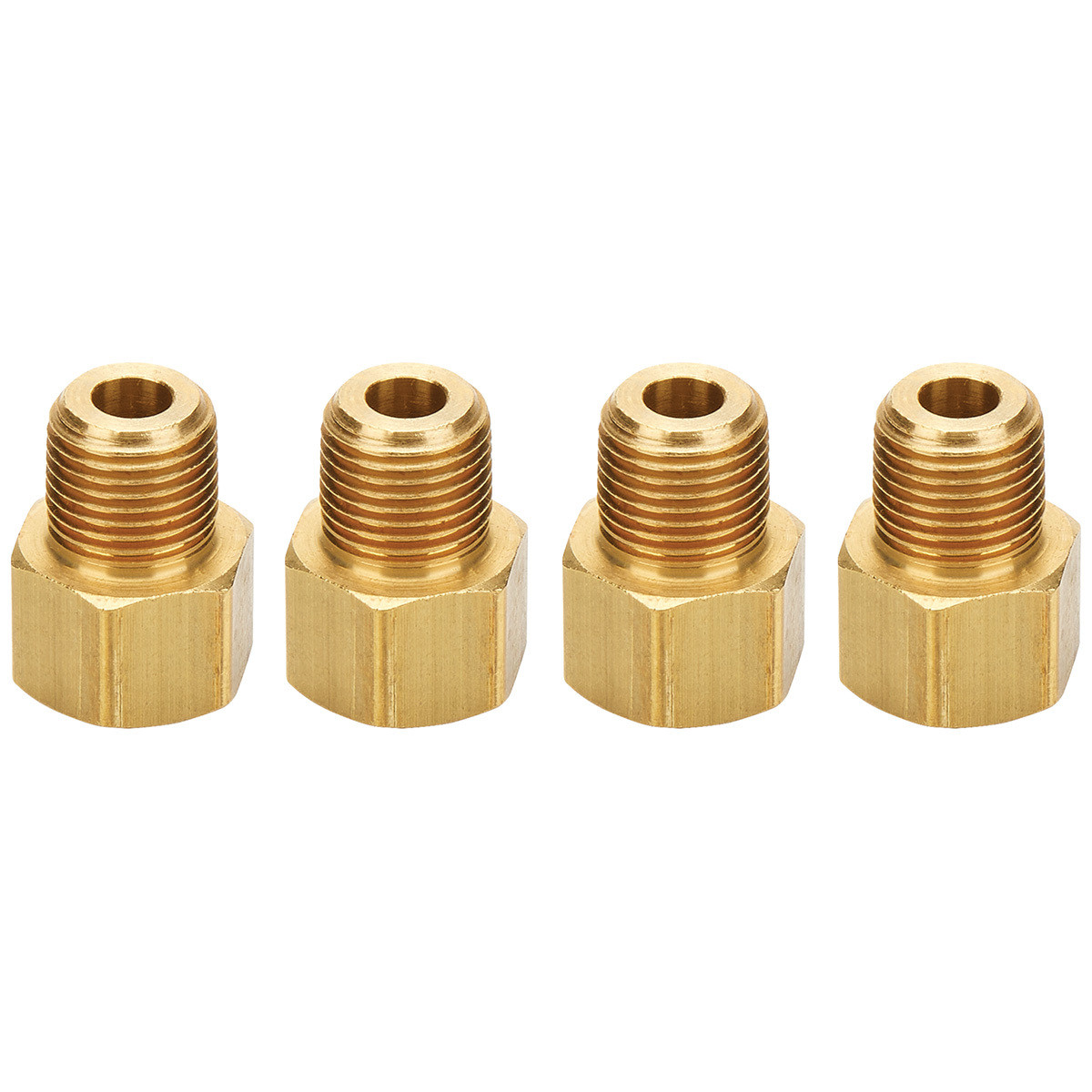 Allstar Performance Adapter Fittings 1/8 NPT to 1/4 Line 4pk ALL50121