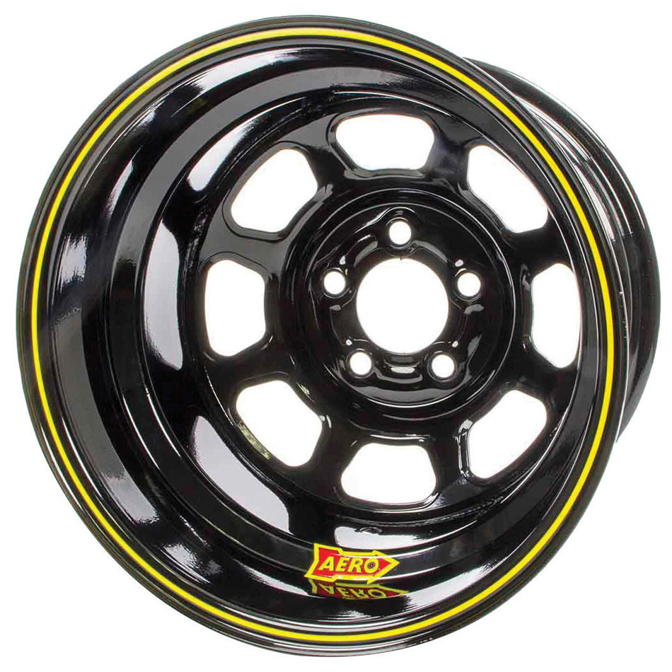 Aero Race Wheels 15x10 5in. 4.75 Black 51-104750RF