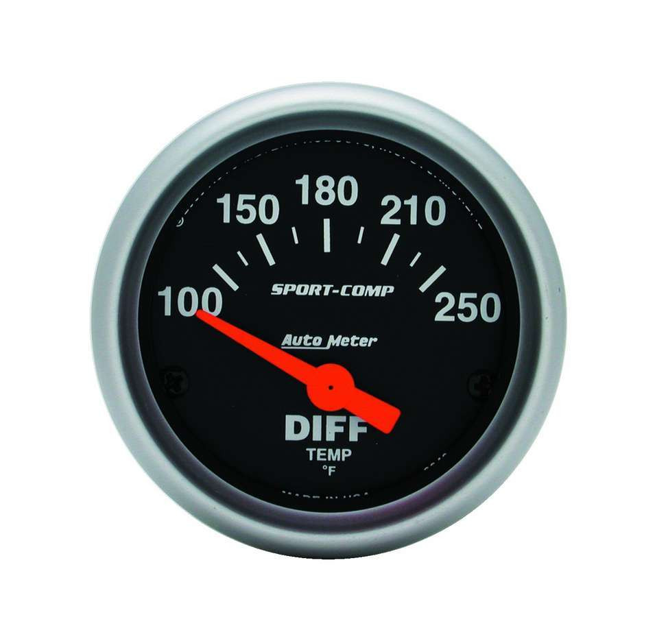 Autometer 2-1/16in S/C Differental Temp Gauge 3349