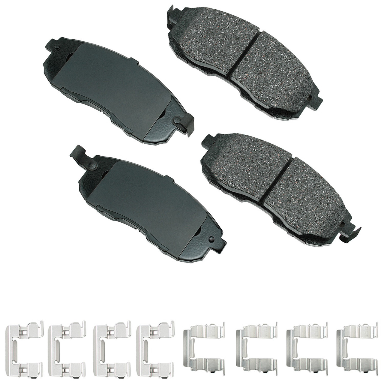 Akebono Brake Corporation ProACT Ultra-Premium Bra ke Pads - Front ACT815A