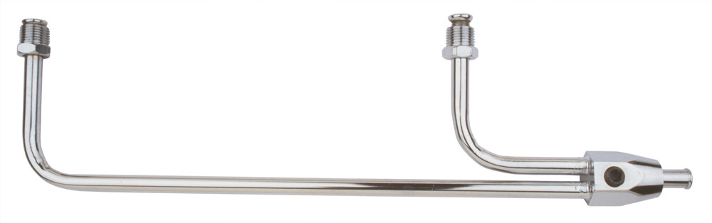Trans-Dapt Chrome Fuel Line 9-5/16in 2197
