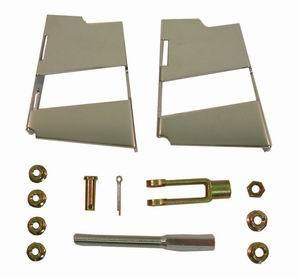 Racing Power Co-Packaged Chrome Brake Booster Br acket R3918