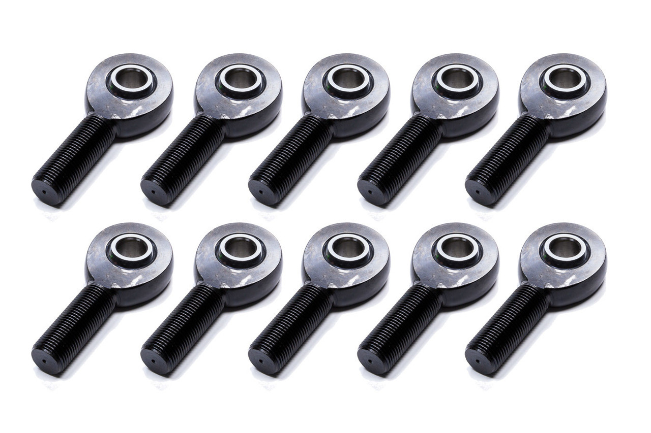 Ti22 Performance Rod End Alum LH Male Blk 1/2ID x 5/8 Thread 10pk TIP8251-10