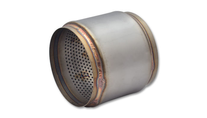 Vibrant Performance Muffler 5in Inlet/Outlet Stainless 17995