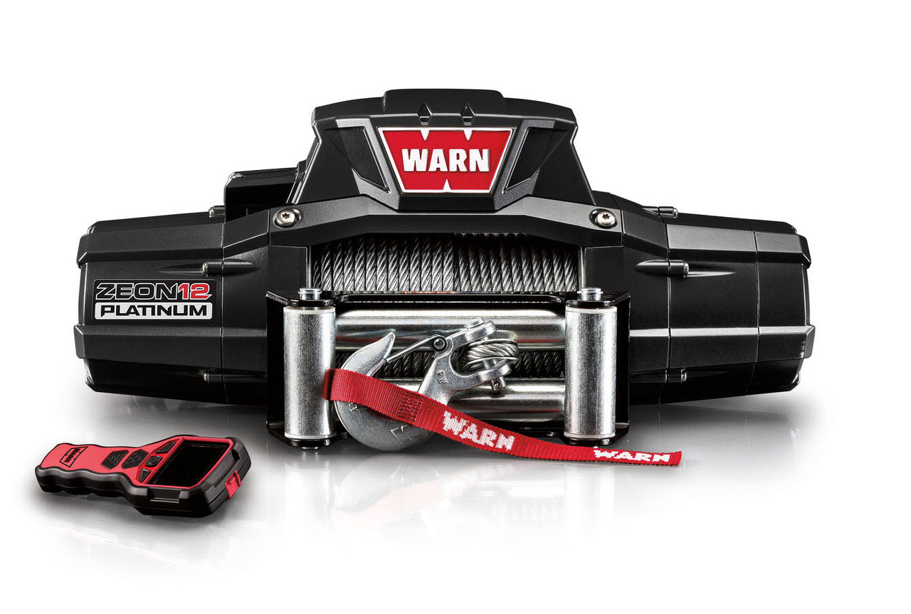 Warn ZEON 12 Platinum 12000lb Winch w/Wire Rope Roller 92820