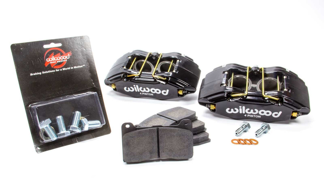 Wilwood Caliper and Pad Kit Front Honda/Acura Black 140-13029