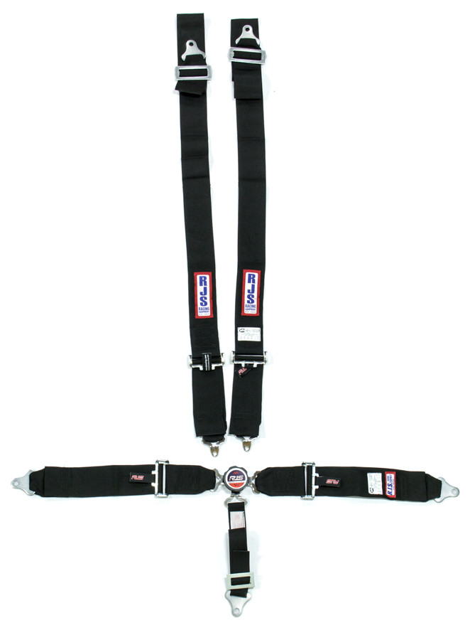 Rjs Safety 5 PT Harness System Q/R BK Ind Wrap 2inSub 1034101