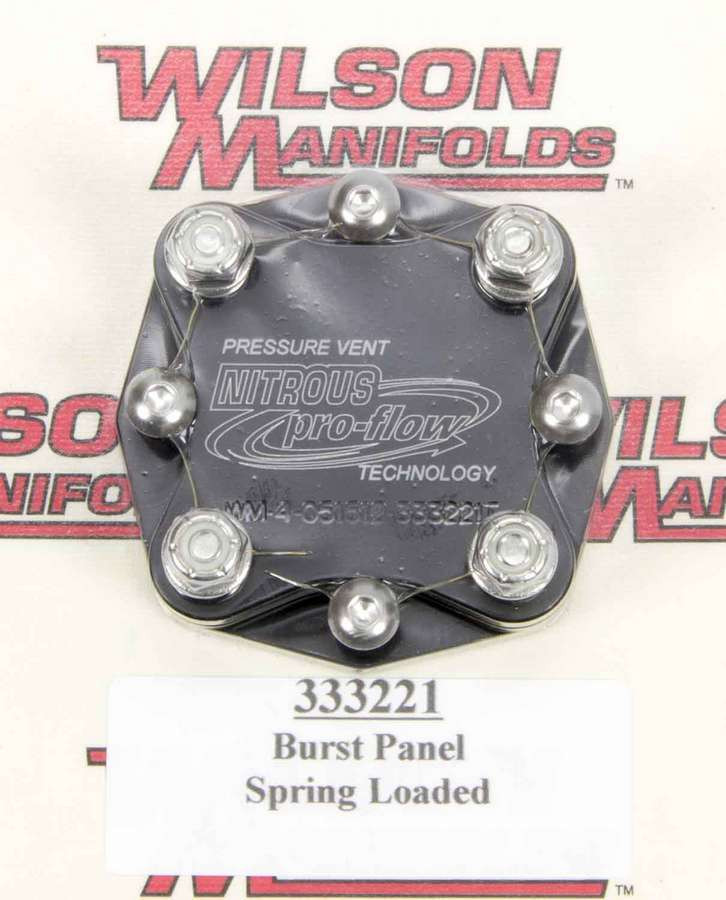 Wilson Manifolds Manifold Pressure Relief Valve 333221