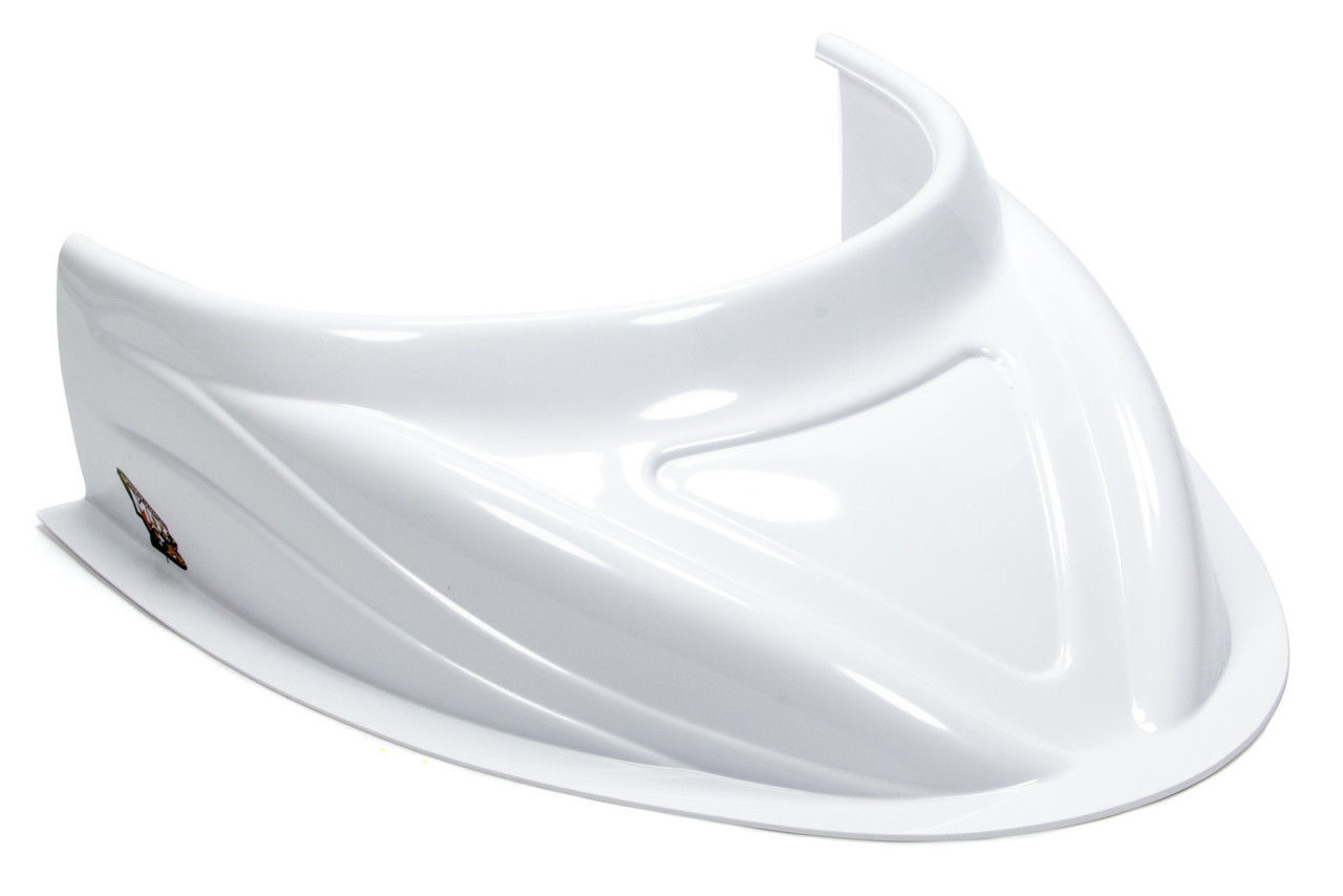 Fivestar MD3 Hood Scoop 5in Tall Flat White 040-4113-W