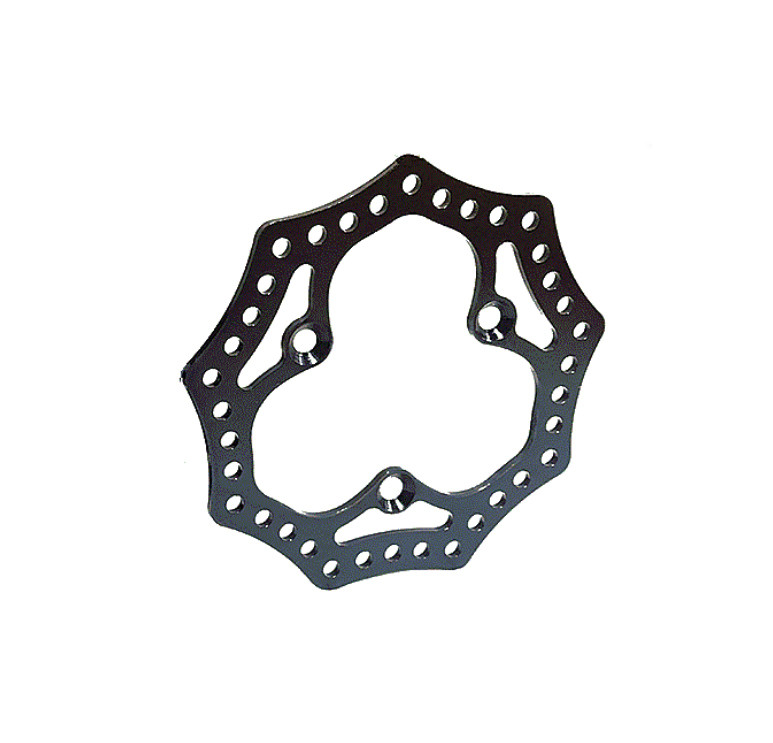King Racing Products Brake Rotor Steel LF 10.75 Diameter Scalloped 2470