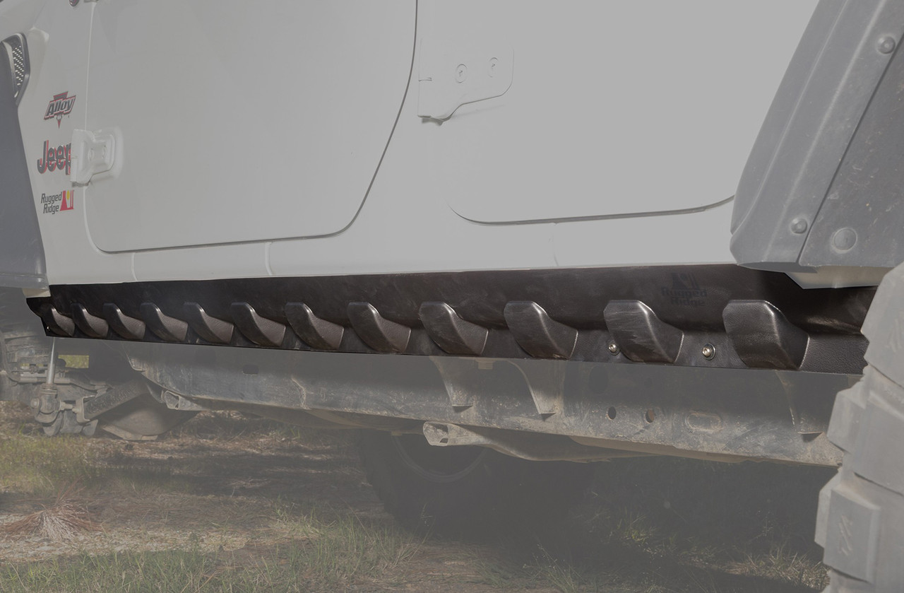 Rugged Ridge Rocker Guard Body Armor 18- Jeep Wrangler JL 11651.61