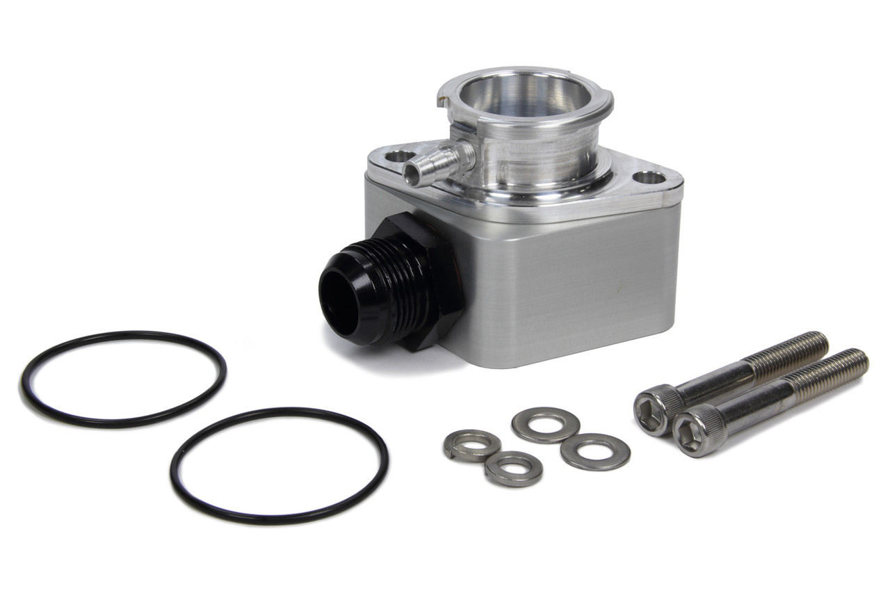 Canton Billet Filler Water Neck w/16AN Hose Fitting 80-006