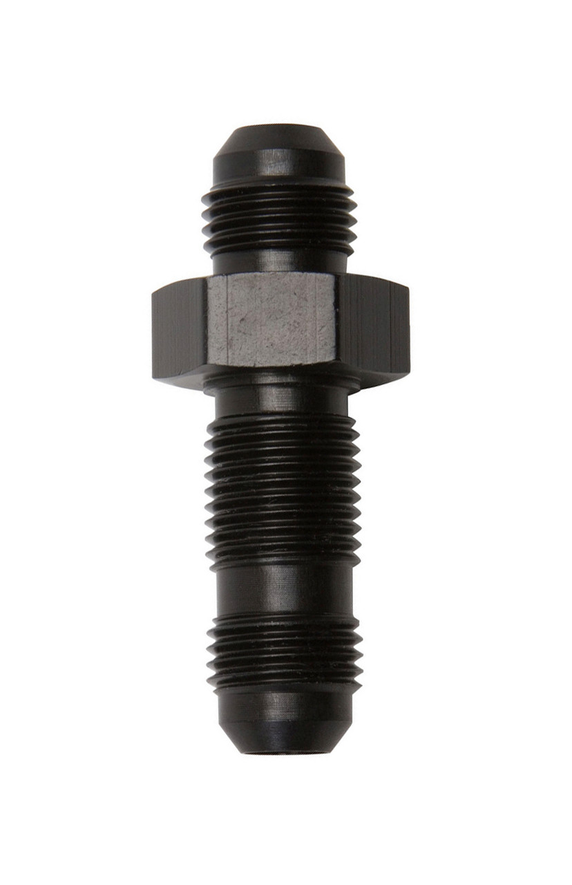 Russell #6 Str Bulkhead Fitting Black 661183