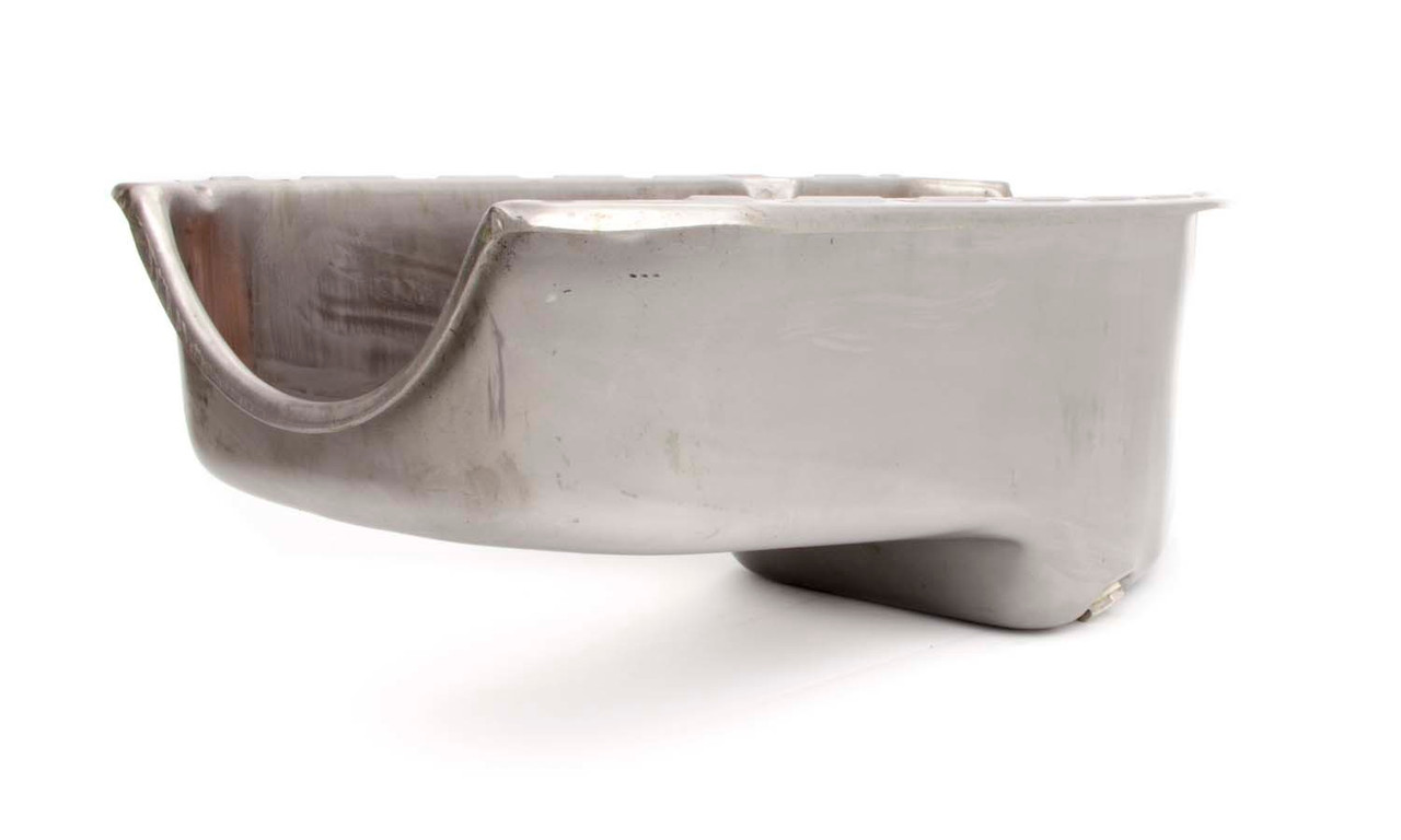 Racing Power Co-Packaged 80-85 SBC Steel Stock Oil Pan Unplated R9092RAW