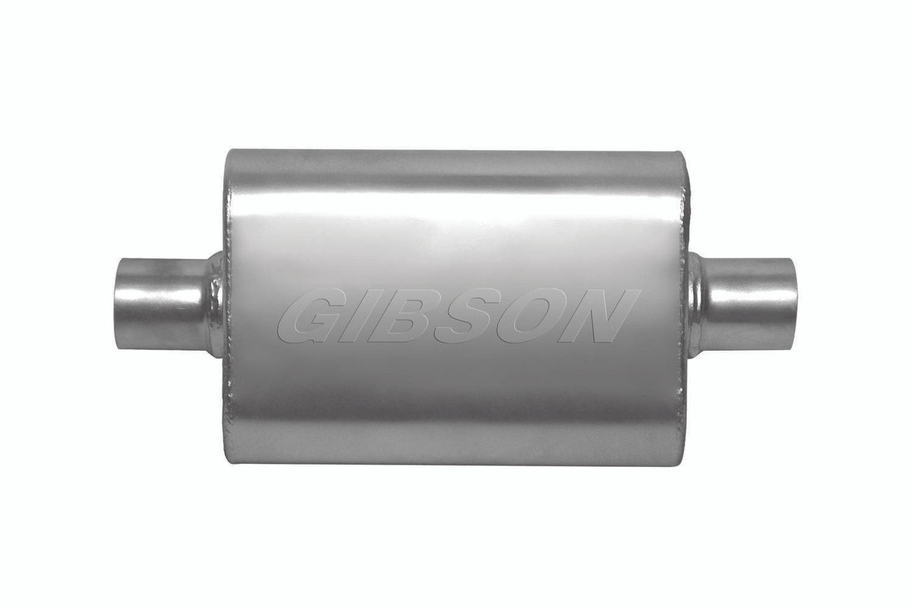 Gibson Exhaust CFT Superflow Center/Cen ter Oval Muffler Stainle 55112S
