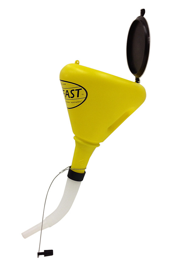 Flo-Fast Funnel 9in Non-Splash w/ Hose 40430