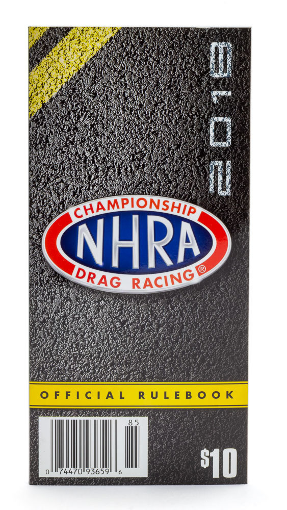 Nhra Rule Books 2018 NHRA Rule Book 2018