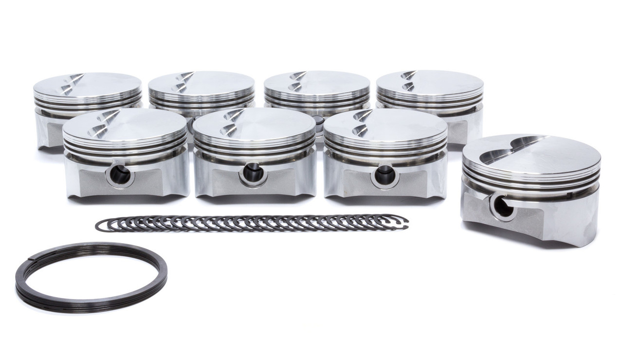 Dss Racing SBC E Piston Set 4.030 F/T -5cc 8705-4030