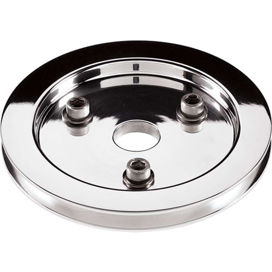 Billet Specialties Polished SBC 1 Groove Lower Pulley 81120