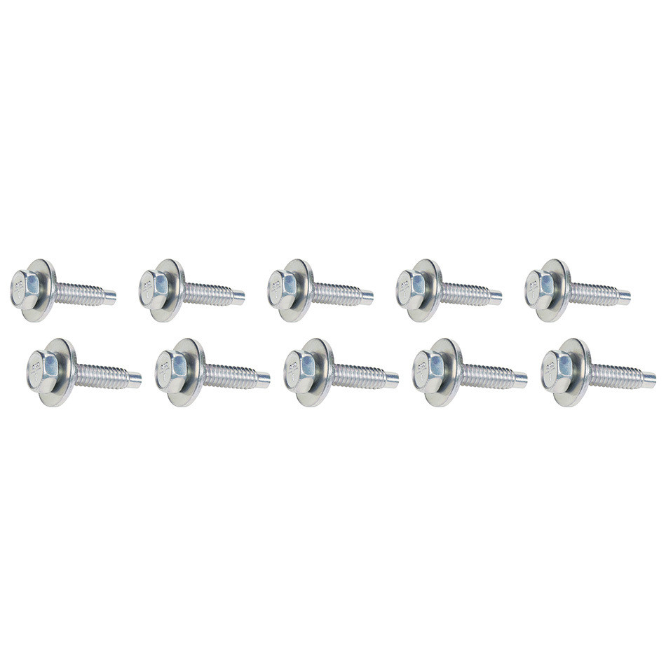 Allstar Performance Body Bolt 1-1/8in 10pk Silver ALL16555