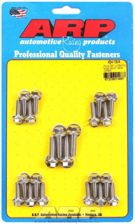 Arp SBF Oil Pan Bolt Kit 454-1804