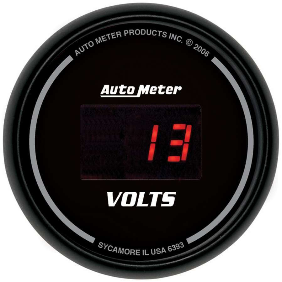 Autometer 2-1/16in DG/B Voltmeter Gauge 6393