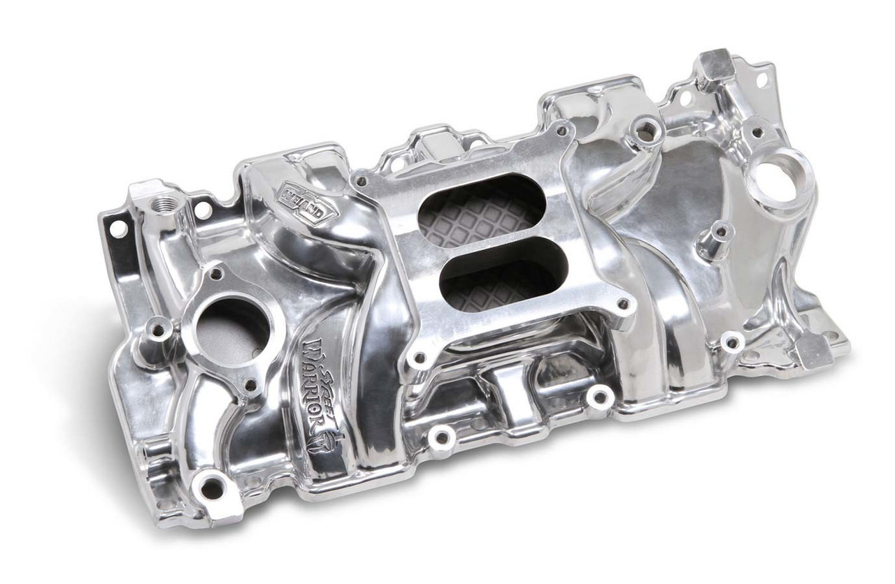 Weiand SBC Street Warrior Intake Manifold Polished 8120P