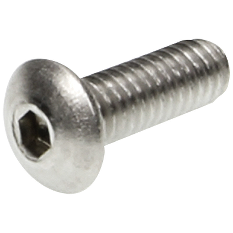 Allstar Performance Button Head Bolts 8-32 X 1/2In 25Pk Ss All16920