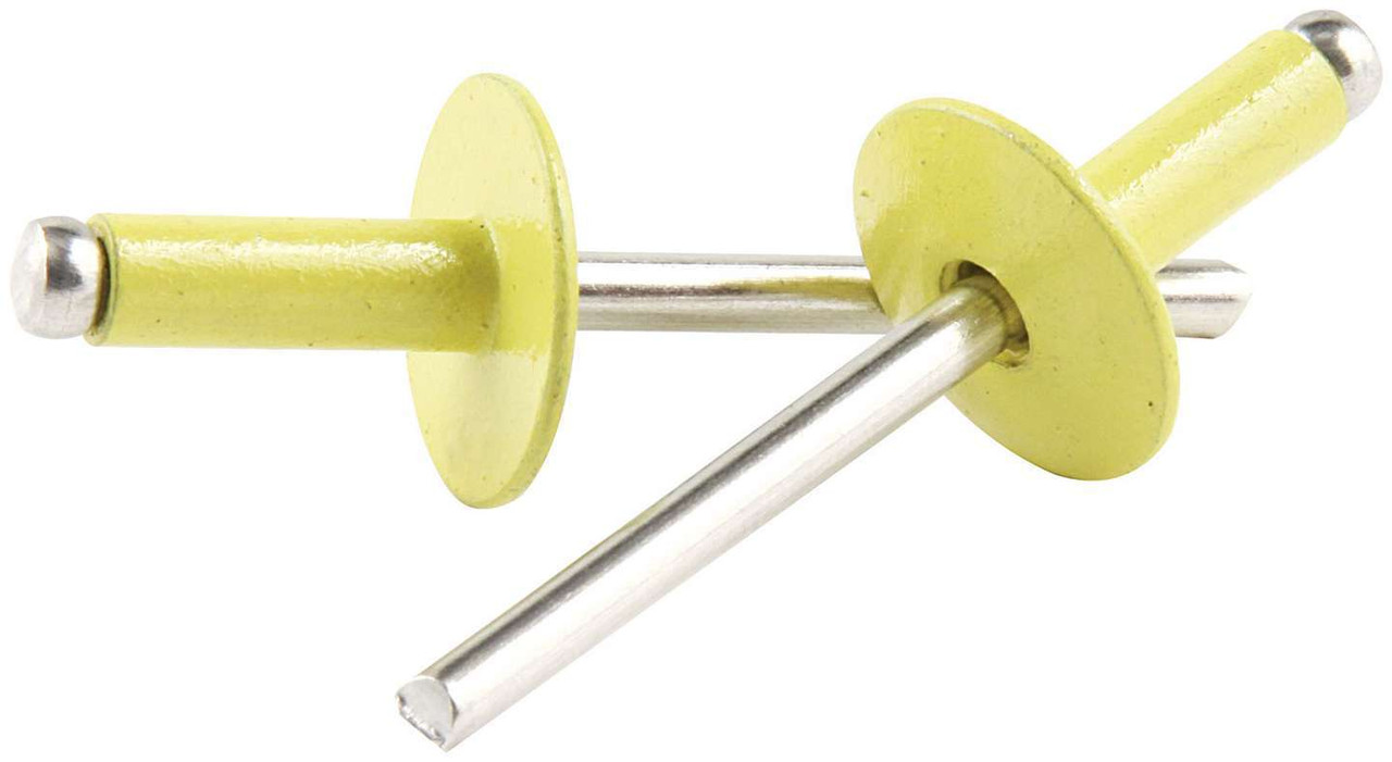 Allstar Performance Lg Hd Rivet Yellow Alum 250Pk All18181