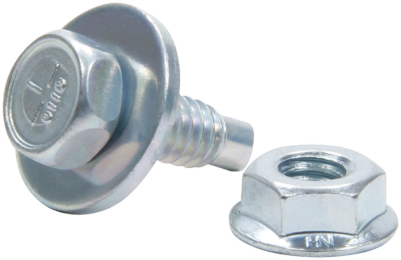 Allstar Performance Body Bolt Kit 10Pk Silver 3/4In All18654