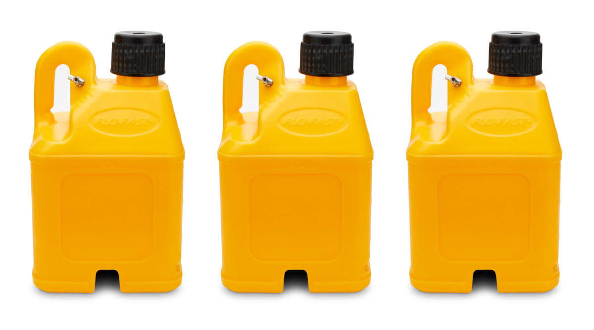 Flo-Fast Utility Container Yellow (Case of 3) Stackable 50104-3