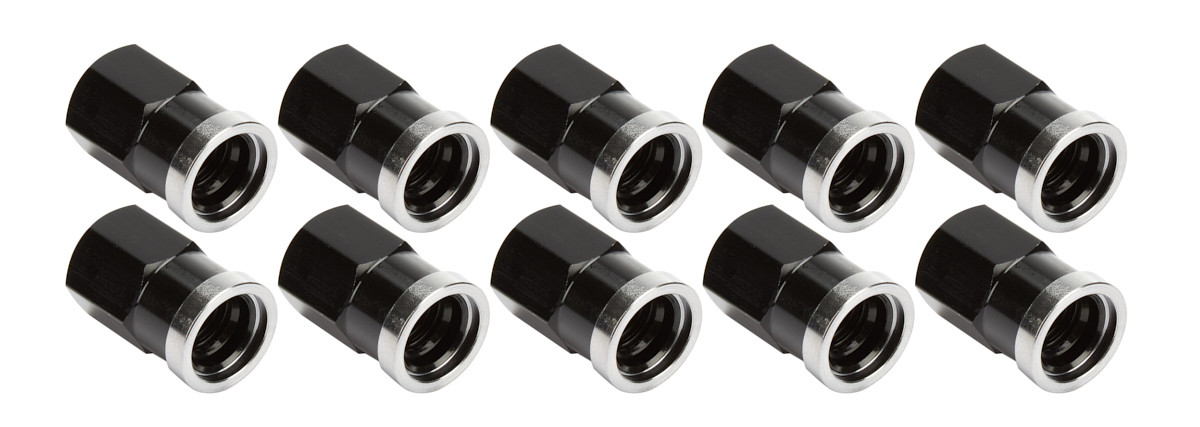 Allstar Performance Qc Cover Nuts Short Black 10Pk All72058
