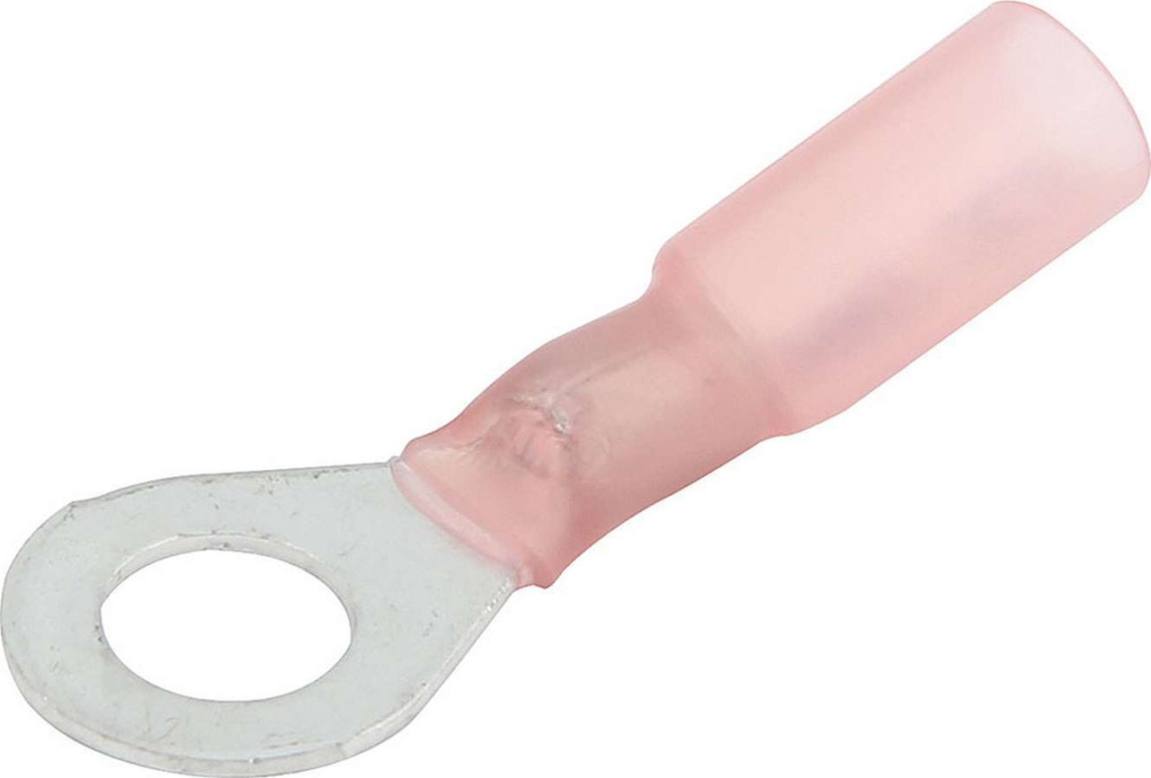 Allstar Performance Ring Terminal 1/4In Hole Heat Shrink 22-18 10Pk All76064