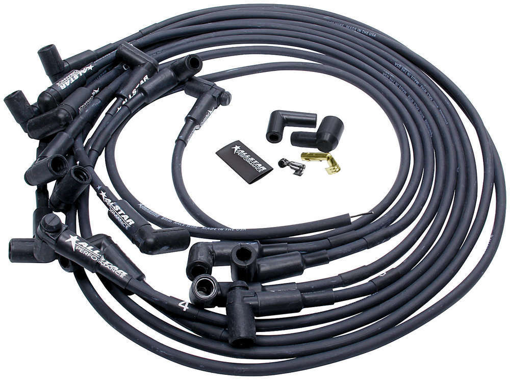 Allstar Performance Spark Plug Race Wire Set Under Header W/O Sleeve All81365