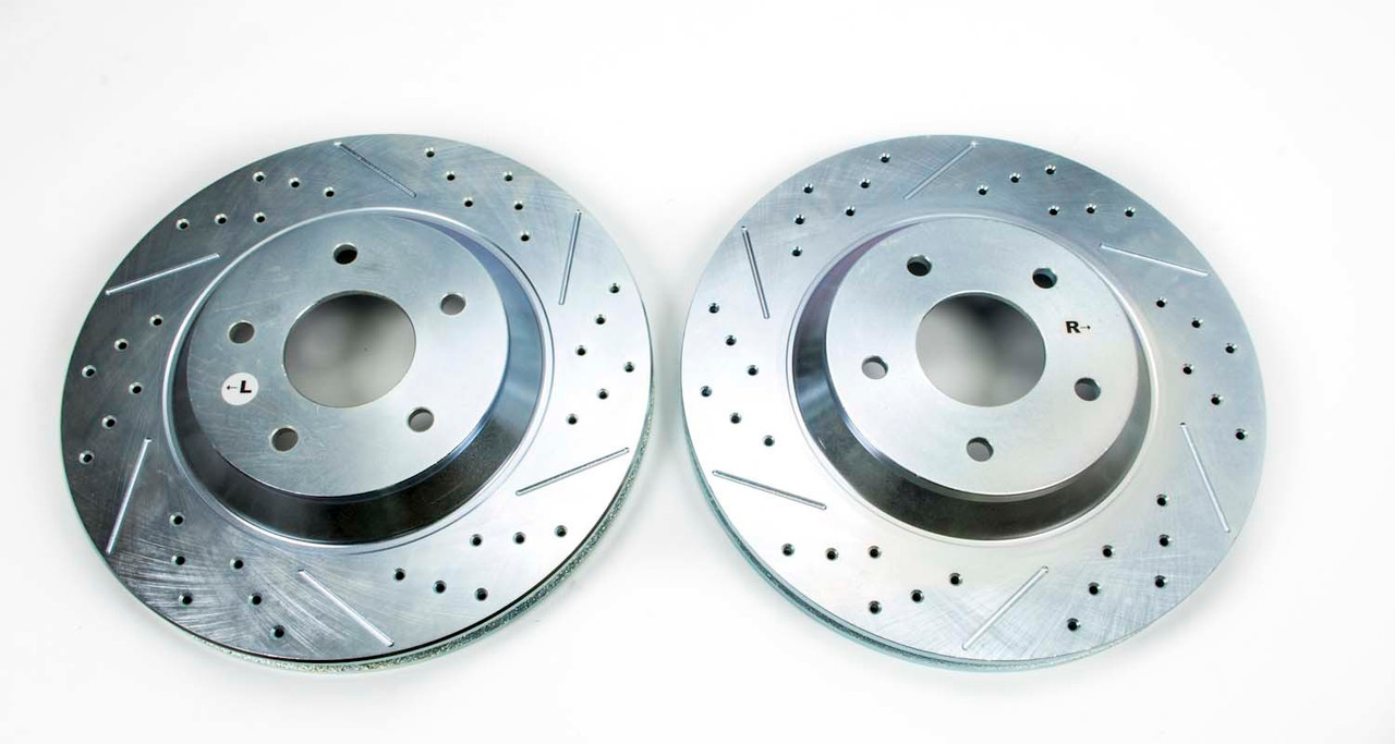 Baer Brakes Performance Slotted and Drilled Rotors Pair 55045-020