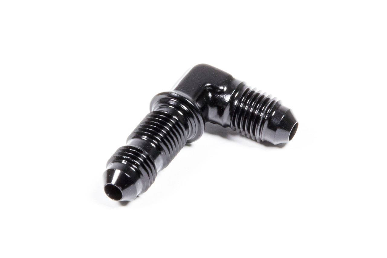 Triple X Race Components #4 90 Degree AN Bulkhead HF-79004BLK