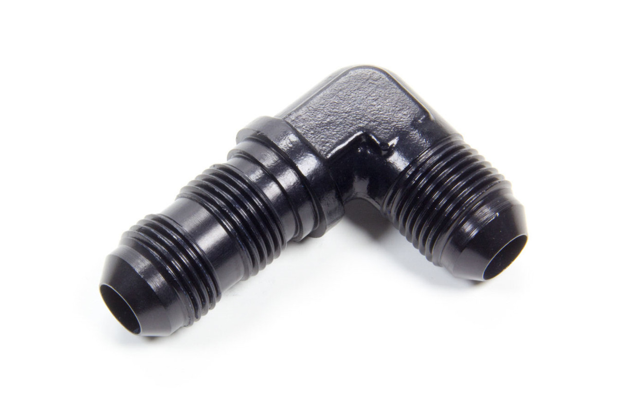 Aeroquip #8 Flare 90 Deg Bulkhead Union Black FCM5083