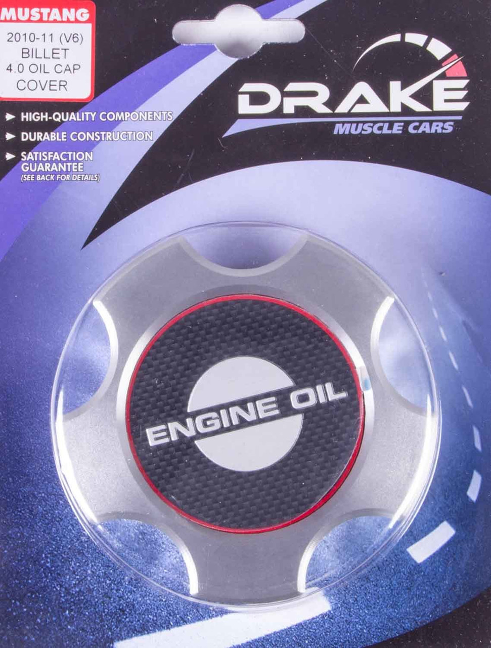 Drake Automotive Group Oil Cap Cover Billet 07-14 Mustang 5.4/5.8L AR3Z-6766-4054
