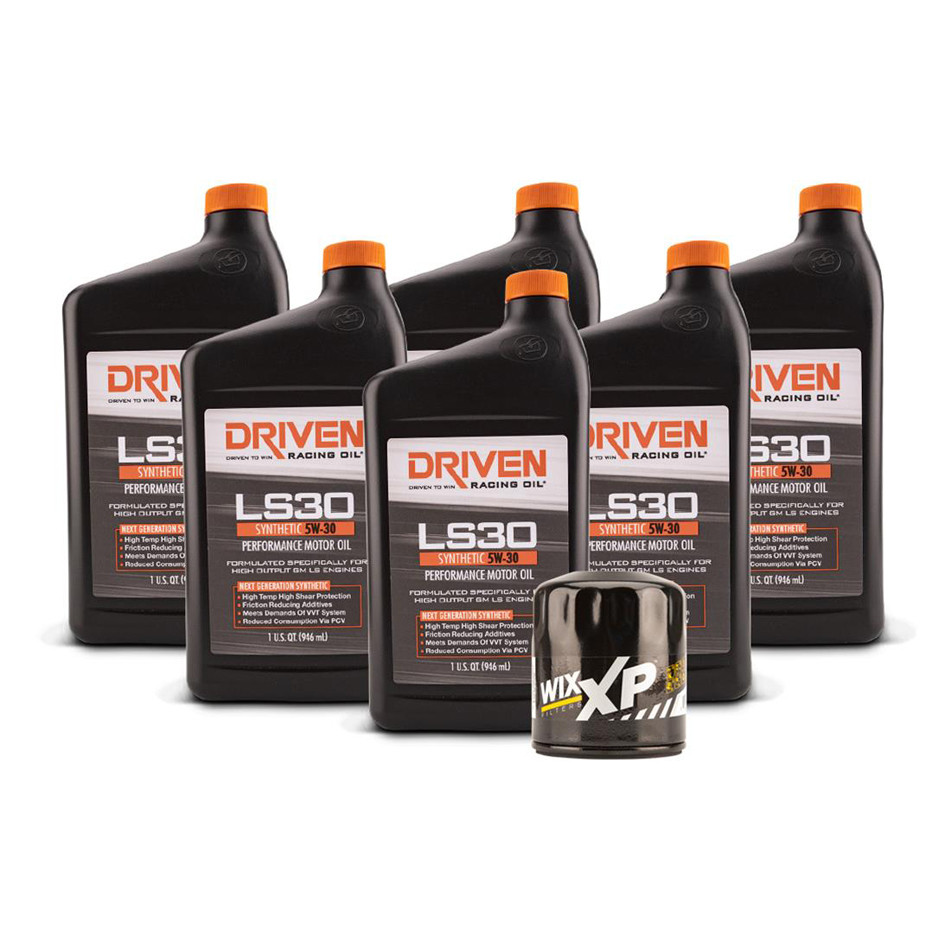 Driven Racing Oil LS30 Oil Change Kit 97- 06 LS Engines 6 Qt 20633K