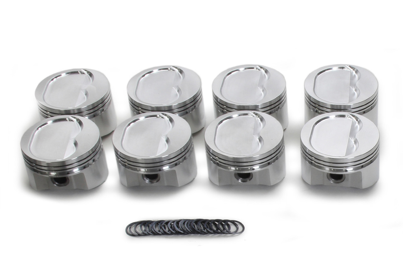 Sportsman Racing Products SBC Dished Piston Set 4.040 Bore -16cc 139629