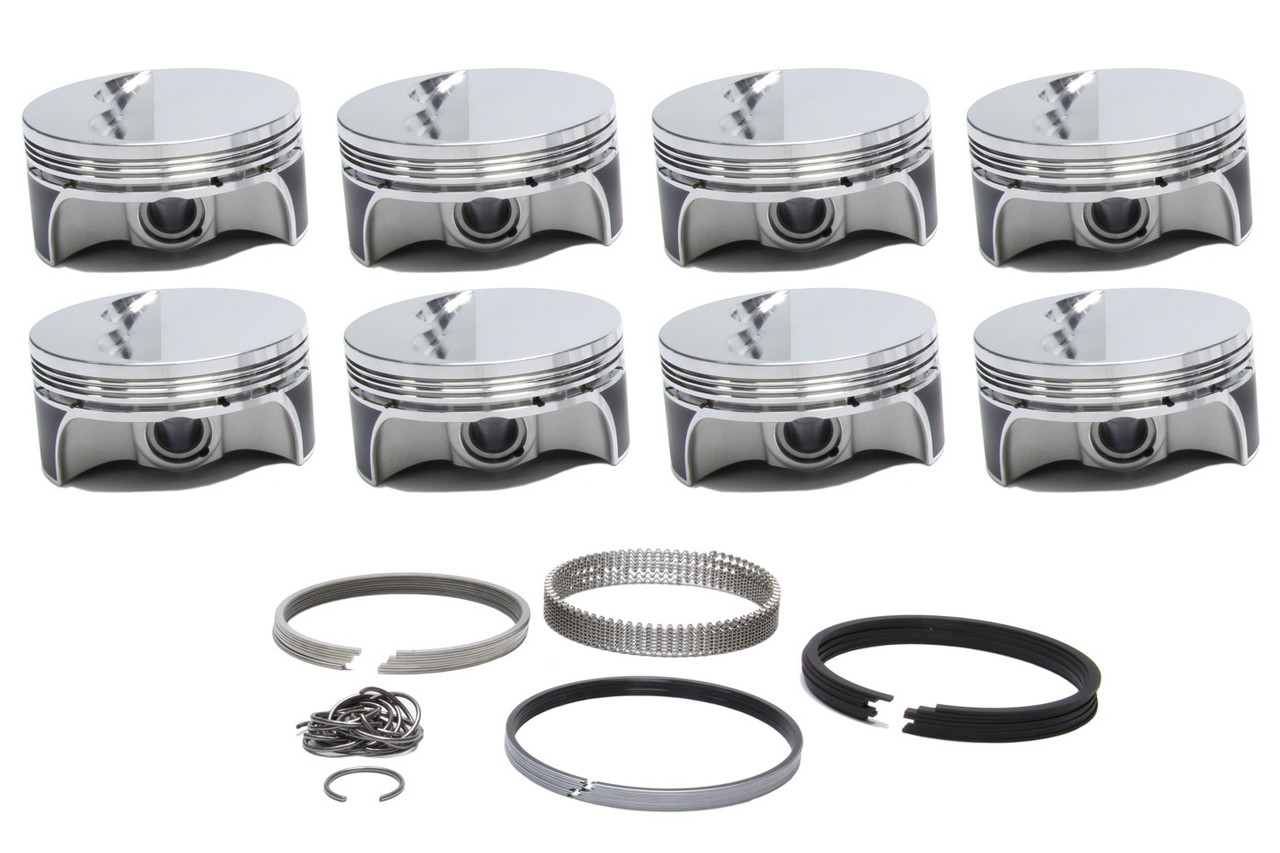 Sportsman Racing Products SBC Flat Top Pro-Series Piston and Ring Set 4.040 279480