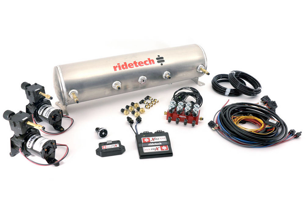 Ridetech RidePro E5 5 Gallon Dual Compressor 1/4in Valves 30534100