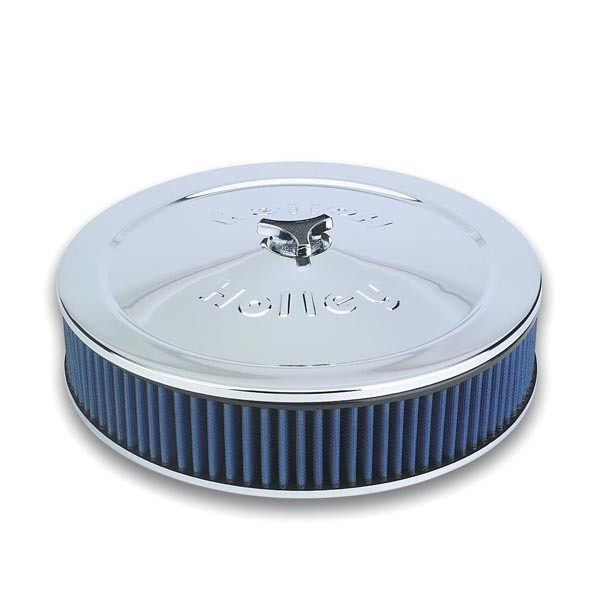 Holley Power Shot Chrome Air Cleaner Assembly 120-146