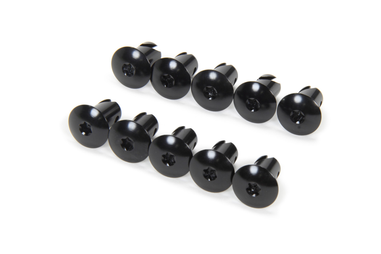 Triple X Race Components Torx Head Button Alum .500 Long Black 10pk CH-4417BLK-10