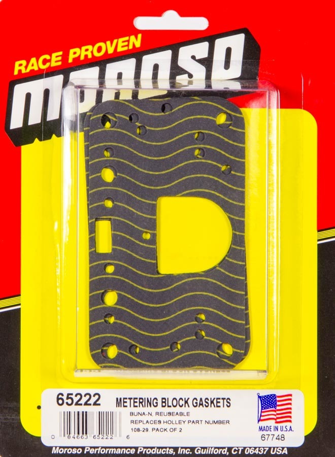 Moroso Neoprene Holley Gaskets 65222