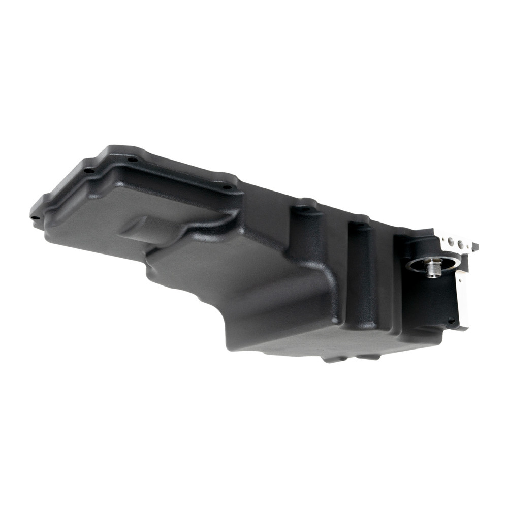 Racing Power Co-Packaged GM LS Engine Aluminum Oil Pan 6 Qt. Black R8465BK