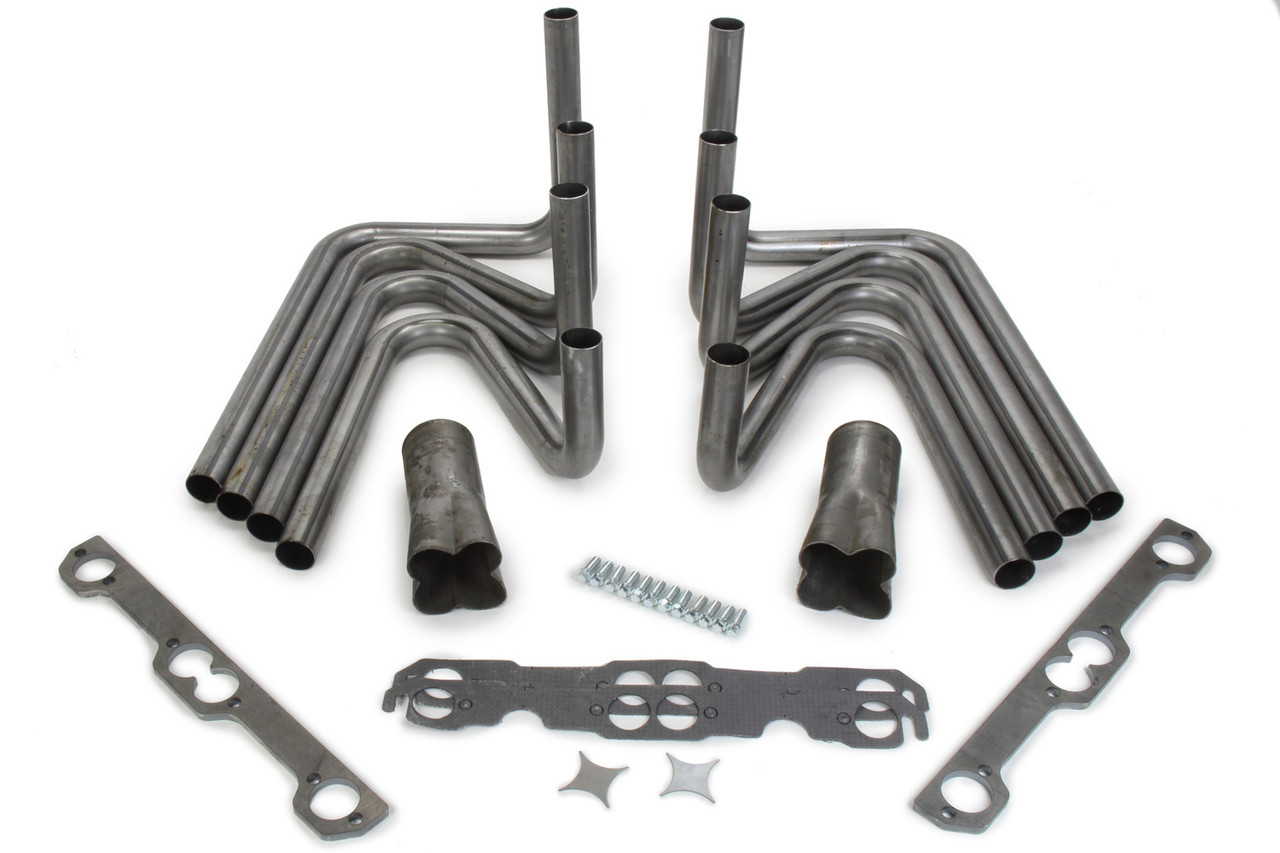 Hedman 1-5/8in SBC Weld Up Kit- 3in Weld On Collector 65595